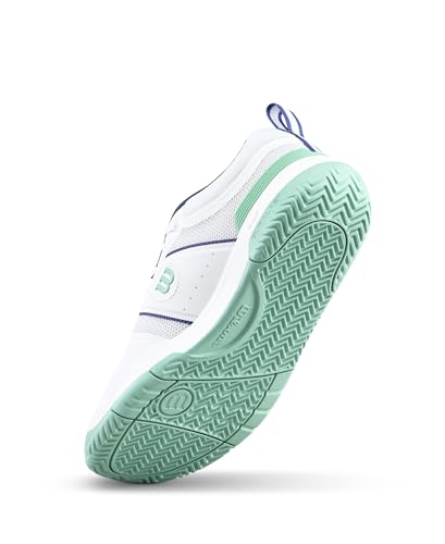 WILSON Pickle Pro Women's Pickleball Shoe - White/Bay/Skipper Blue, Size 6