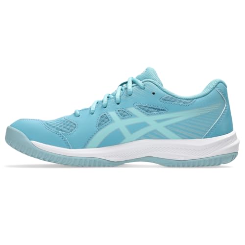 ASICS Men's Upcourt 6 Volleyball Shoes, 10.5, Stillwater/Ocean Decay