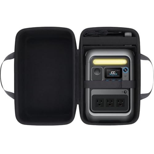co2CREA Hard Travel Case Compatible with Anker SOLIX C300 / C200X Portable Power Station, Outdoor 288Wh LiFePO4 Battery 300W Solar Generator