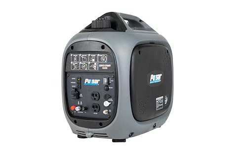 Pulsar 2,300W Portable Gas-Powered Quiet Inverter Generator for Home Emergency Backup, Parallel Capability, With USB Outlet, Long Run Time, GX230N
