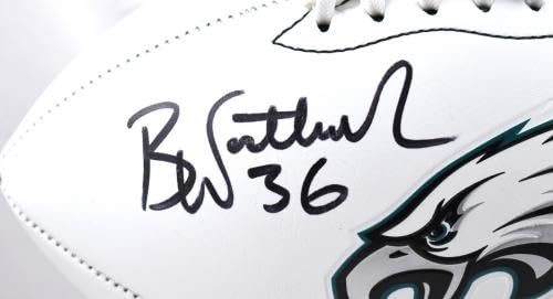 Brian Westbrook Autographed Eagles Logo Football - Beckett W Hologram * - Autographed Footballs