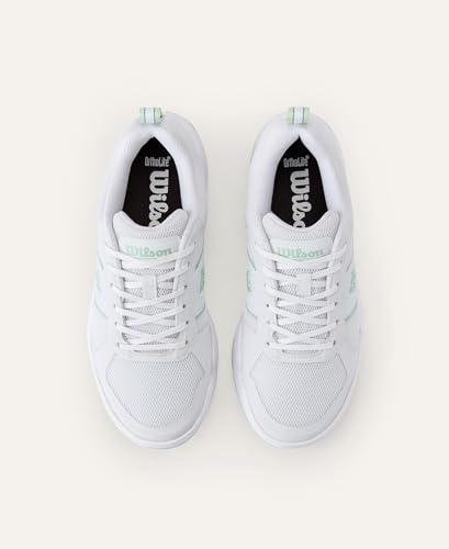WILSON Pickle Pro Women's Pickleball Shoe - White/Surf Spray, Size 10.5 US