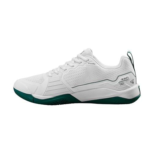 WILSON Rush Pro 4.5 Men's Tennis Shoe, White/Aventurine, Size 7