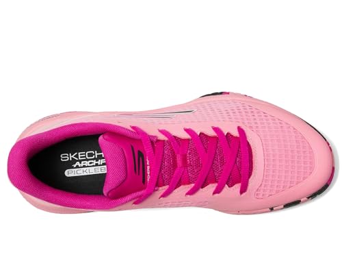 Skechers Women's Viper Court Pro Pickleball Sneaker, Pink, 10