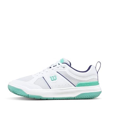 WILSON Pickle Pro Women's Pickleball Shoe - White/Bay/Skipper Blue, Size 6