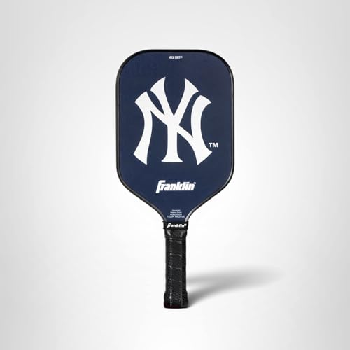 Franklin Sports MLB New York Yankees Pickleball Paddle - Official MLB Team Rackets - USAP (USAPA) Approved Premium Quality Pickleball Paddles - Authentic Team Logos + Colors