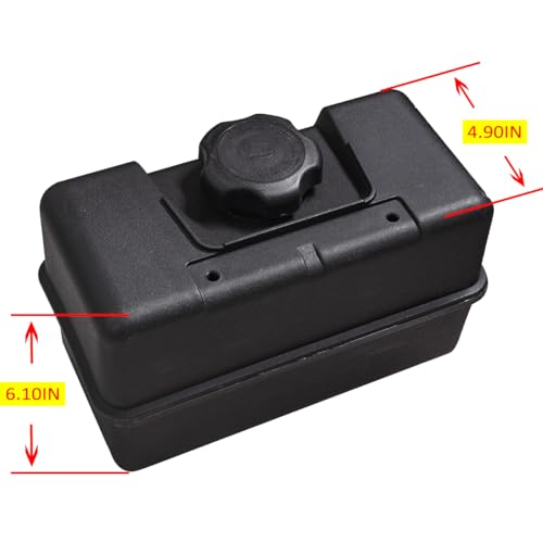 JDLLONG 691993 4-Quart Fuel Tank Gas Cap Fit for Lawn and Garden Equipment Engines Some Specific Snow Blower 493337 490572 490579 Plastic Gas Tank With Cap