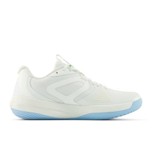 New Balance Women's FuelCell 796v5 Pickleball Pickleball Shoe, Sea Salt/Cloud Blue, 7.5