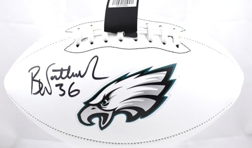 Brian Westbrook Autographed Eagles Logo Football - Beckett W Hologram * - Autographed Footballs