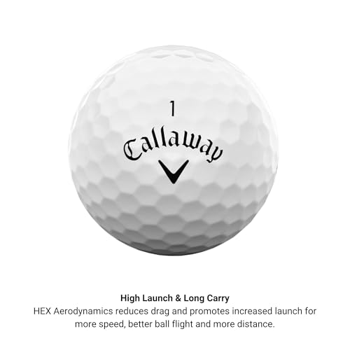 Callaway Golf Warbird Golf Balls (2023 Version, White, 12 Ball Pack)