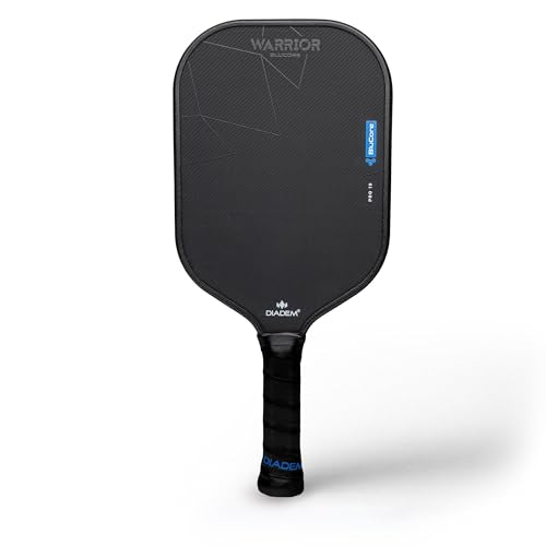 Warrior BluCore Pro 19 Pickleball Paddle | Control-Focused Paddle for Strategic Players – Durable Revolutionary EPP Core with Aramid Carbon Face