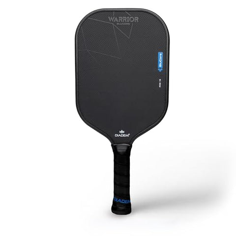 Warrior BluCore Pro 19 Pickleball Paddle | Control-Focused Paddle for Strategic Players – Durable Revolutionary EPP Core with Aramid Carbon Face