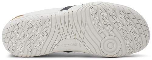 Xero Shoes Women's 360 Rally Tennis Zero Drop Court Shoe, White/Asphalt, 9