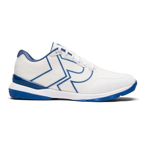 SQAIRZ XRZ Men's Pickleball Shoes, Pickleball Shoes Men, Mens Tennis Shoes, WHT/BLU, 9.5