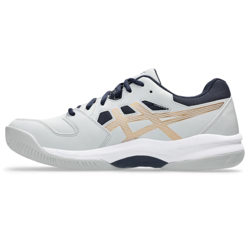 ASICS Men's Gel-RENMA Pickleball Shoes, 11, Concrete/Pure Gold