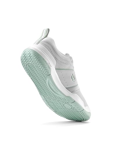 WILSON Pickle Pro Women's Pickleball Shoe - White/Surf Spray, Size 10.5 US