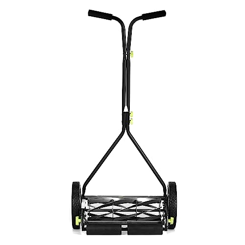 Earthwise 1715-16EW 16-Inch 7-Blade Push Reel Lawn Mower, Grey