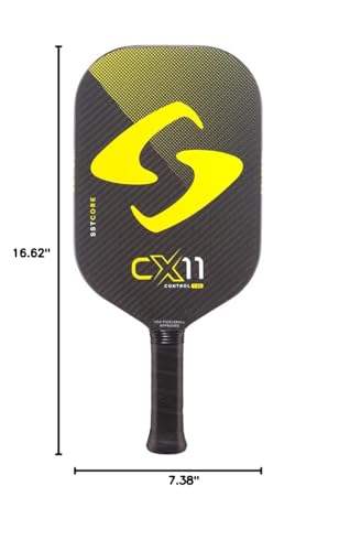 Gearbox CX11E Control Pickleball Paddle, 7.8 Ounces, Yellow