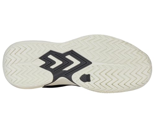 K-Swiss Women's Ultra Court Pickleball Shoe, Black/Snow White/Asphalt, 9 M
