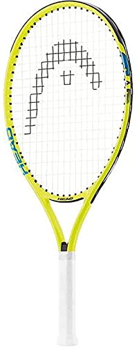 HEAD Speed Junior Pre-Strung Tennis Racquet, Lightweight Youth Tennis Racket for Kids & Beginners, Durable Aluminum Frame, Age 6-8, 23 inch, Yellow