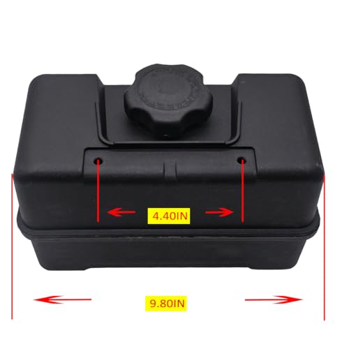 JDLLONG 691993 4-Quart Fuel Tank Gas Cap Fit for Lawn and Garden Equipment Engines Some Specific Snow Blower 493337 490572 490579 Plastic Gas Tank With Cap