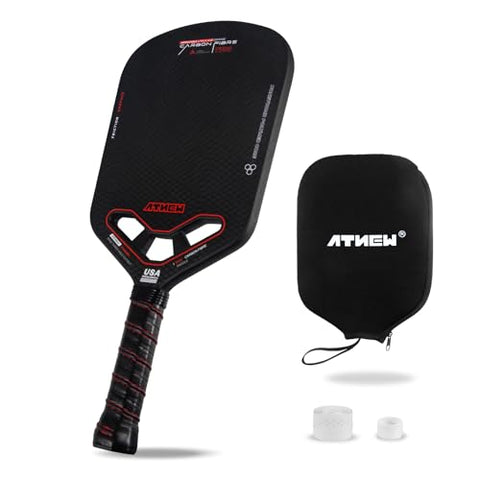Pickleball Paddles T700 3K Carbon Fiber Picklebll Paddle with Aero Throat Edgeless Designed 16MM Thermoformed Pickleball Racket USAPA Approved