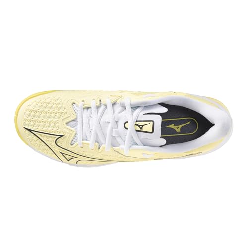 Mizuno Wave Exceed Tour 6 AC Women's Racquet Sports Shoe, Pale Yellow-Black Sand, US Womens 7.5