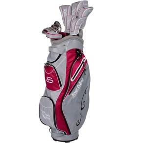 Tour Edge Moda Silk Womens Golf Set-Black-Rose Gold-RH, Regular (SKSRGL11.B)