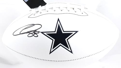 CeeDee Lamb Autographed Dallas Cowboys Logo Football - Fanatics * - Autographed Footballs