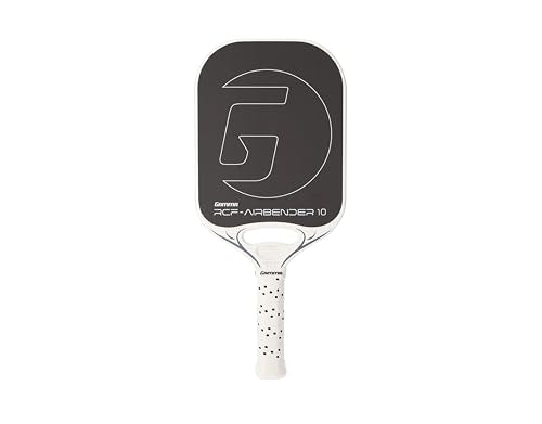 Gamma Airbender Carbon Fiber Pickleball Paddle with Customizable Handle Weight System and Aerodynamic Open Throat with Shock Absorbing Gel Insert 10 MM