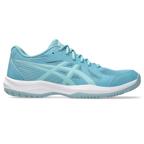 ASICS Men's Upcourt 6 Volleyball Shoes, 10.5, Stillwater/Ocean Decay