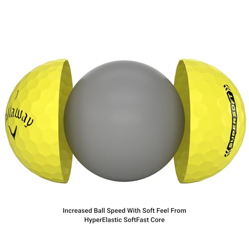 Callaway Golf Supersoft Golf Balls (2023, Yellow)