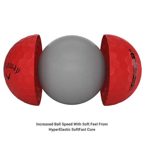 Callaway Golf Supersoft Golf Balls (2023, Red)