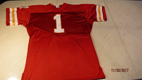 Warren Moon (Rare) Signed Chiefs Jersey -JSA Authenticated