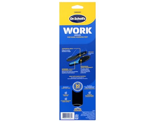 Dr. Scholl's Massaging Gel Work Men's Insoles, Size 8-13