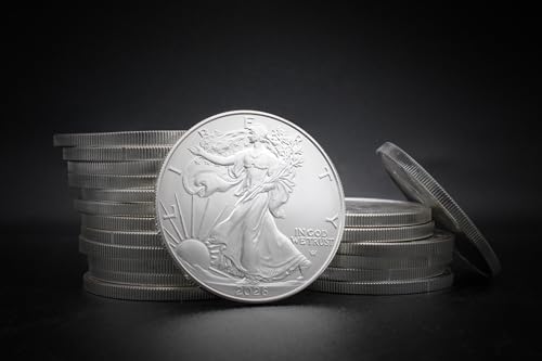 2026-1 oz American Silver Eagle Coin Brilliant Uncirculated in Capsule with Luxury SetShield LED-Lit Presentation Box and a Certificate of Authenticity $1 Seller BU