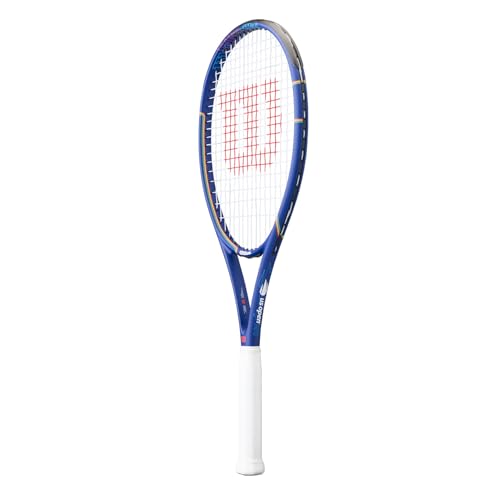 Wilson US Open GS 105 Tennis Racket - Blue, Grip Size 3-4 3/8"
