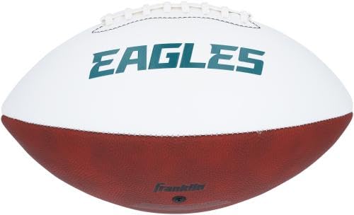 Nick Foles Philadelphia Eagles Autographed Franklin Panel Football - Autographed Footballs