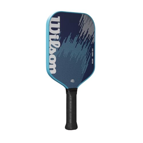 WILSON Fierce Max 13mm Pickleball Paddle - Grip Size 2-4 1/4", Blue/Navy