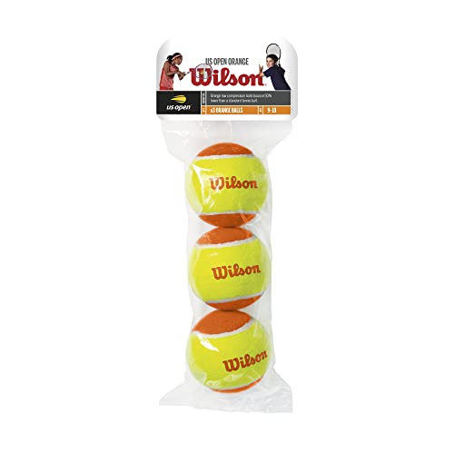 Wilson Sporting Goods Youth Tennis Balls - US Open Orange, Single Can (3 Balls),WRT1373