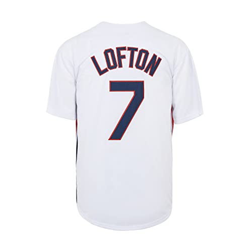 Yseohb Men's Ricky Vaughn 7 Movie Baseball Jersey,90s Hip Hop Clothing Stitched Sports Fan Shirt Jersey White L