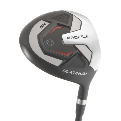 WILSON Golf Profile Platinum Package Set, Men's Right Handed, Regular Carry , Grey/Black