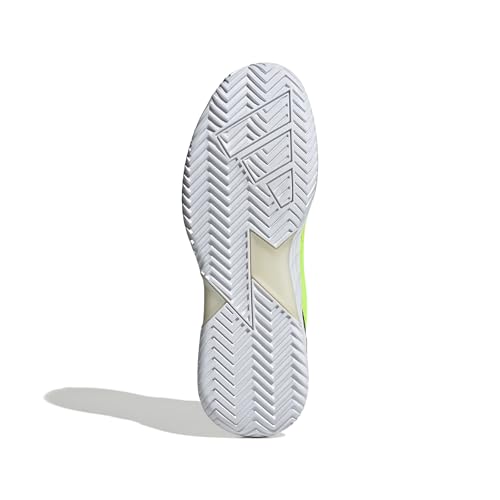 Adidas Men's Defiant Speed 2 Tennis, Lucid Lemon/Silver Metallic/Aurora Ivy, 10.5