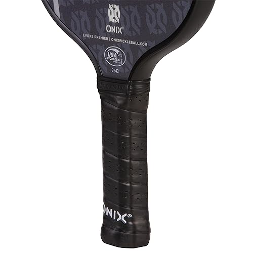 Onix Evoke Premier CT-16 Premier Pickleball Paddle Polypropylene Honeycomb Core Protective Edgeguard and Composite Face Paddle