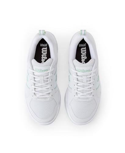 WILSON Pickle Pro Women's Pickleball Shoe - White/Surf Spray, Size 7.5 US