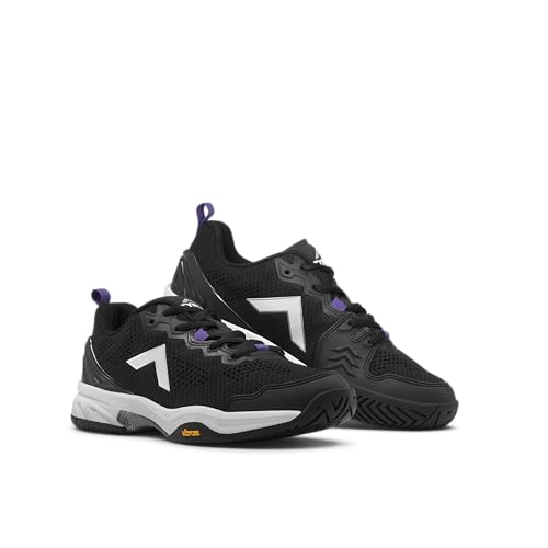 Tyrol Women's Velocity V Pickleball Shoe - Black/Purple - 7