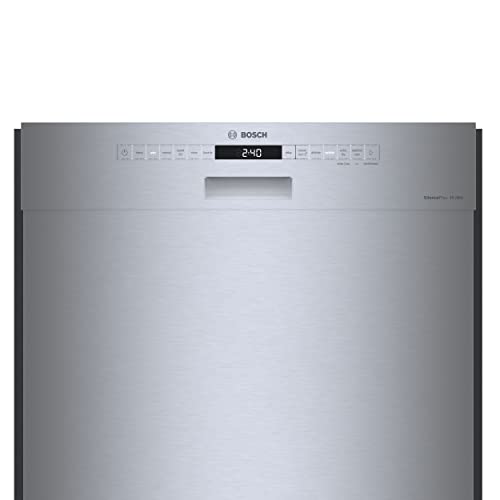 Bosch SHE53B75UC 300 Series 24 Inch Smart Built-In Dishwasher, stainless steel