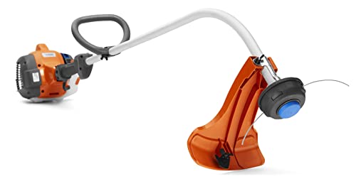 Husqvarna 130C Gas String Trimmer, 28-cc 2-Cycle, 17-Inch Curved Shaft Gas Weed Wacker with Tap N' Go Trimmer Head for Quick Line Feed (Renewed)