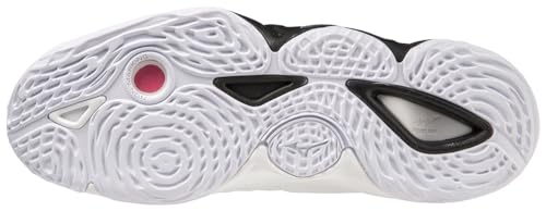 Mizuno Wave Momentum 3 Women's Volleyball Shoe | Womens Volleyball Footwear | White-Black | US Womens 8