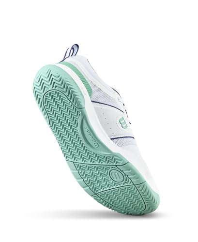 WILSON Pickle Pro Women's Pickleball Shoe - White/Bay/Skipper Blue, Size 7